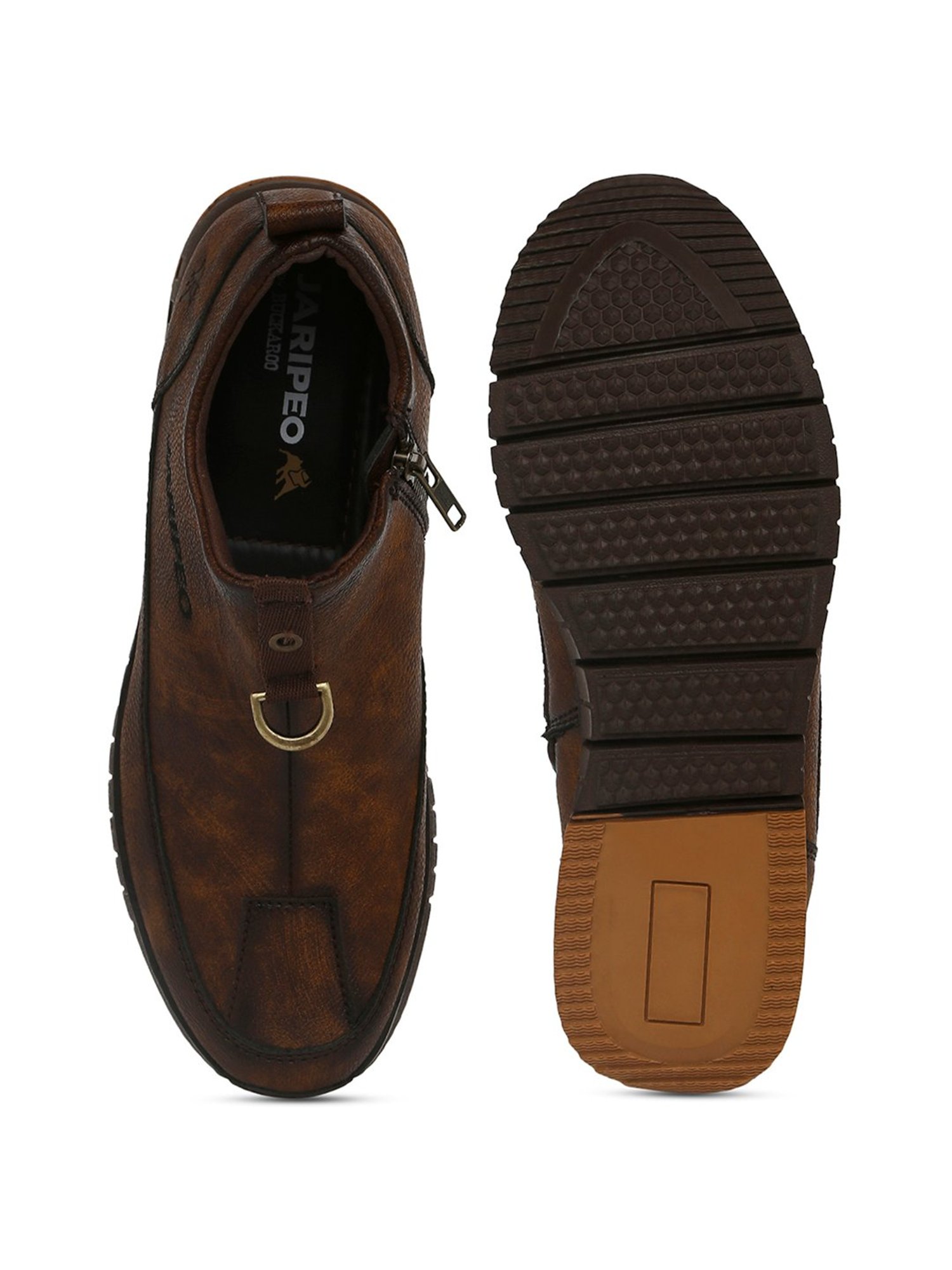 Jaripeo by Buckaroo Men's HULBART Brown Casual Boots