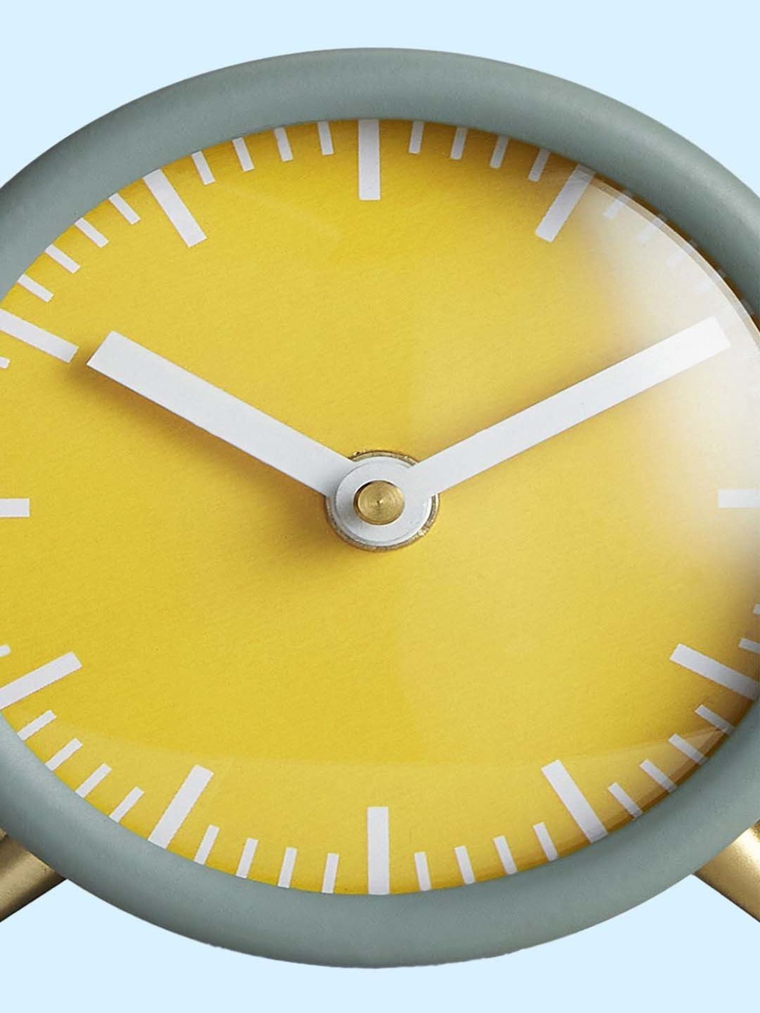 Living Scapes by Pantaloons Yellow Iron Table Clock