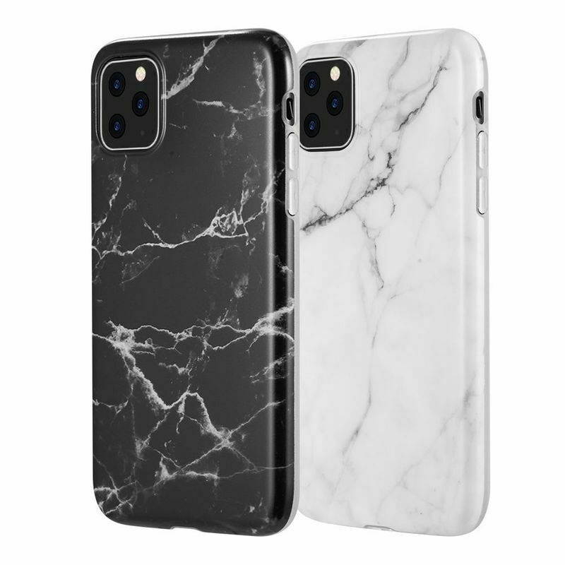 For  iPhone 12 Pro Max 6.7 in White Marble Skin Case Cover