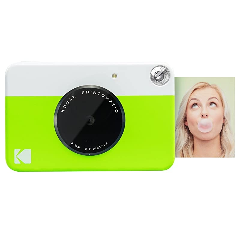 Printomatic Instant Camera (Green) Starter Bundle