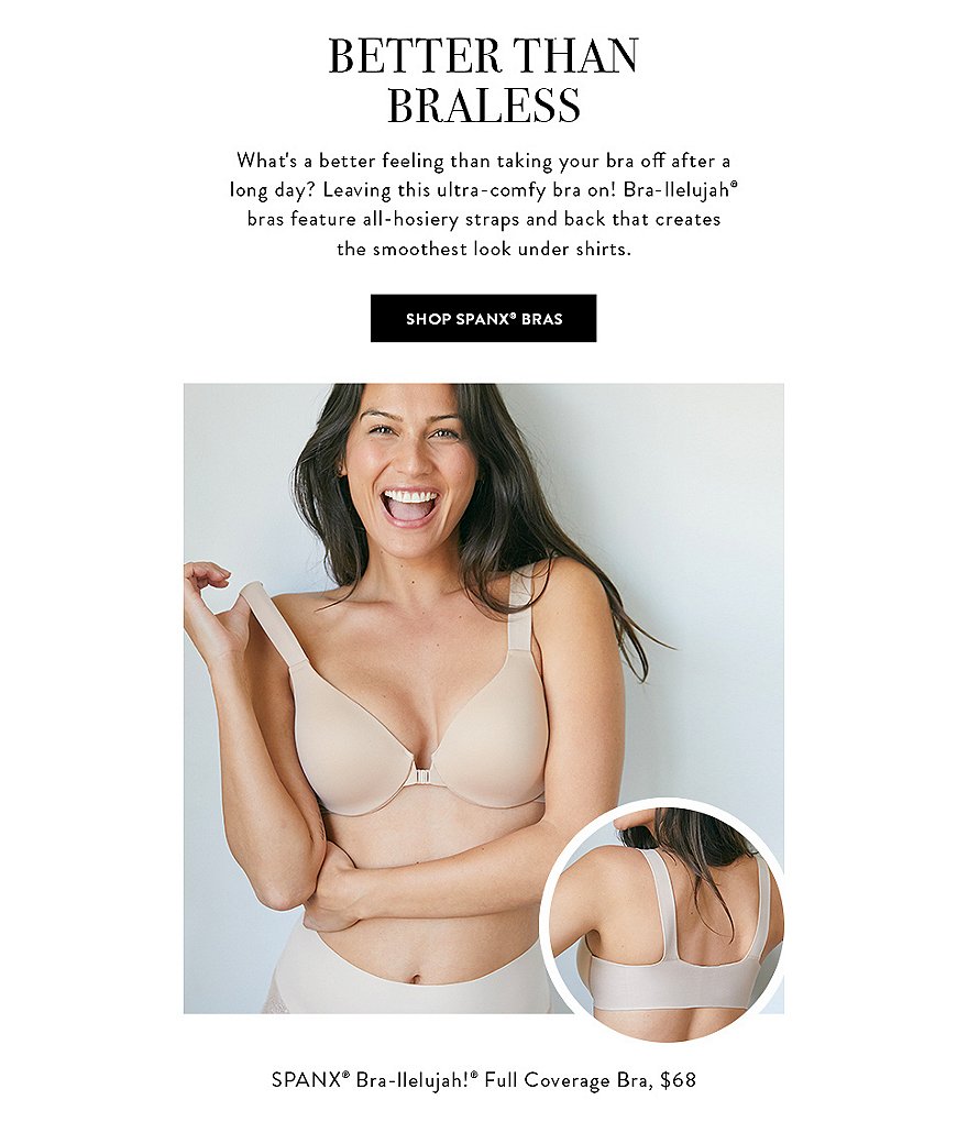 Spanx Bra-llelujah Full-Coverage Contour Square Back Underwire Bra