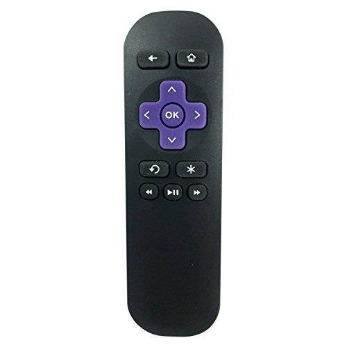 nettech standard ir replacement remote for roku 1, roku 2, roku 3, roku 4 (hd, lt, xs, xd), roku express, roku premiere, roku u
