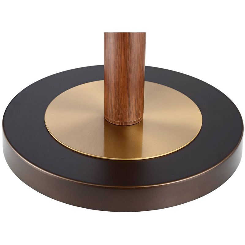 Franklin Iron Works Gentry Oil-Rubbed Bronze Downbridge Arc Floor Lamp