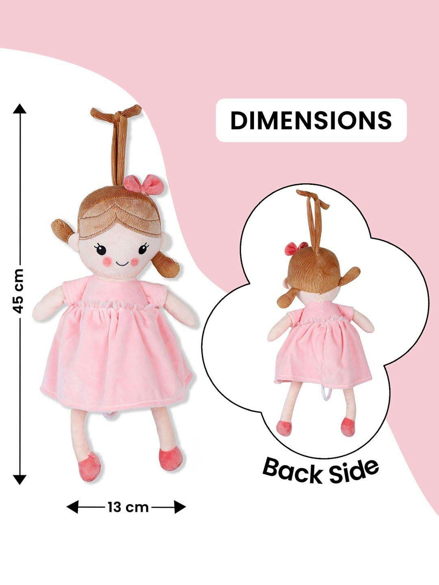 Baby Moo Kids Pink Pulling Toy