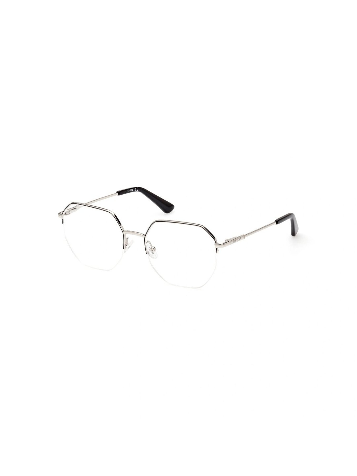 Guess Silver Round Eye Frames for Women
