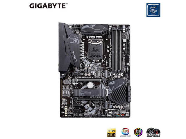 GIGABYTE Z490 Gaming X (Intel LGA1200/Z490/ATX/2xM.2/Realtek ALC892/Intel LAN/SATA 6Gb/s/USB 3.2 Gen 2/HDMI/Gaming Motherboard)