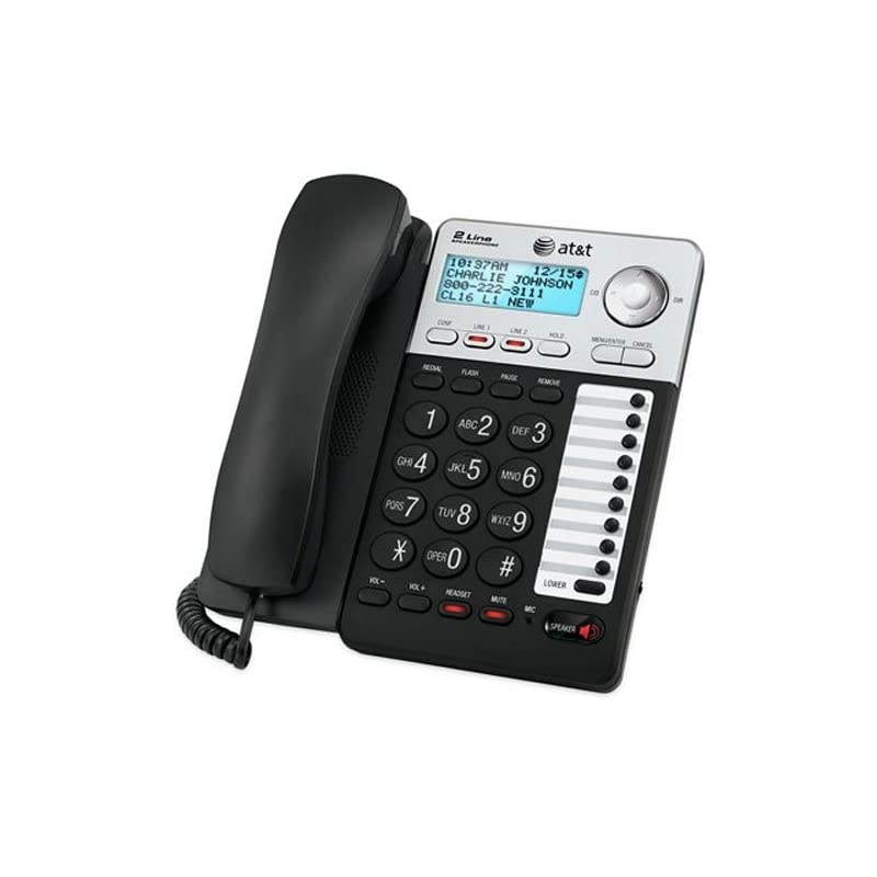 ML17929 2-Line Corded Telephone, Black