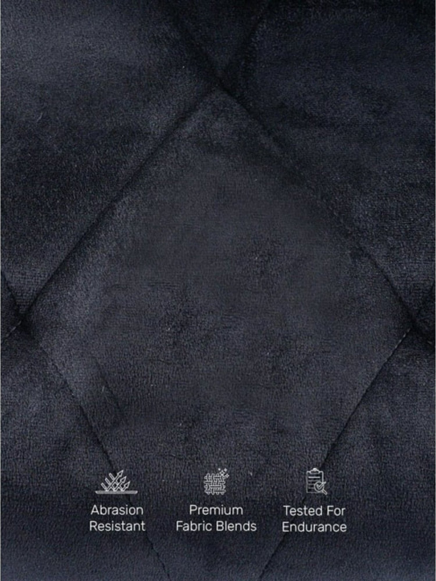 Durian Almora Black Fabric Dining Chair