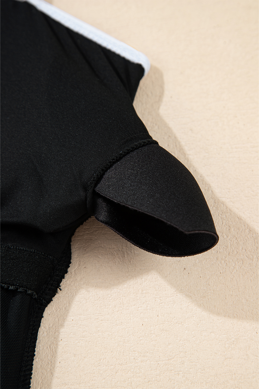 Rose Red Criss Cross Straps Tie Back Flared One Piece Swimsuit