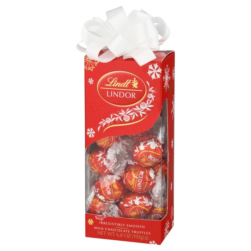 Lindor Holiday Traditions Milk Chocolate Gift Box - 6.8oz