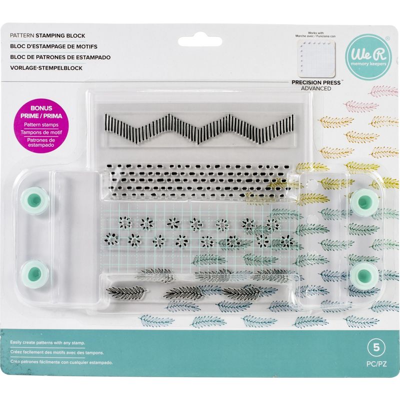 We R Memory Keepers Pattern Stamping Block 5pcs