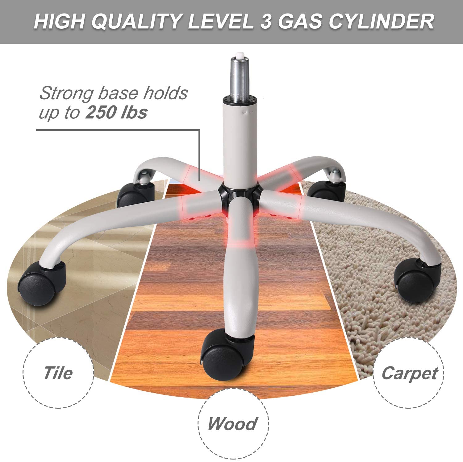 SMUGDESK Home Office Chair, Mid Back Mesh Office Computer Swivel Desk Task Chair, Ergonomic Executive Chair with Armrests