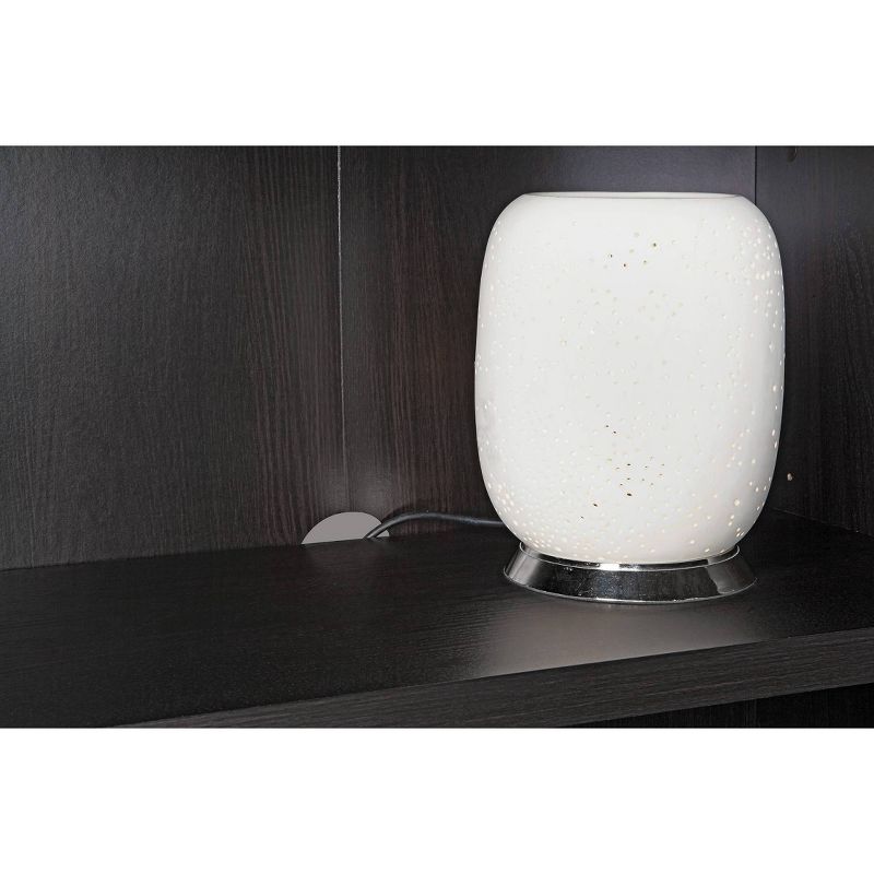 72.77" 5 Shelf Bookcase Black/Walnut - ClosetMaid