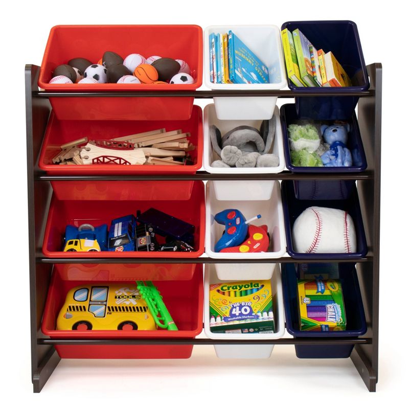 Sesame Street Design and Store 6 Bin Toy Organizer - Delta Children