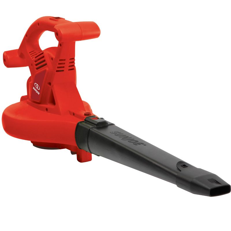 Sun Joe SBJ603E-RED 3-in-1 Electric Blower | 240 MPH | 13 Amp | Vacuum | Mulcher (Red)