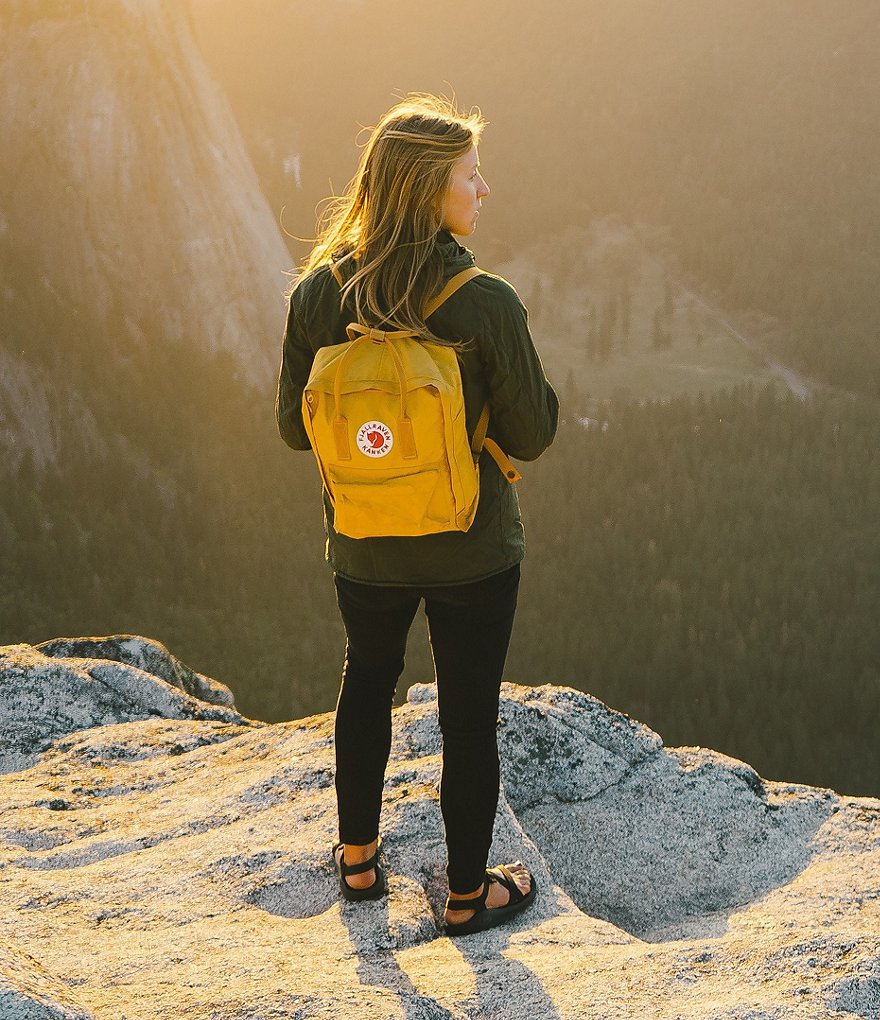 Fjallraven Kanken Water-Resistant Cotton Zipper Convertible Backpack