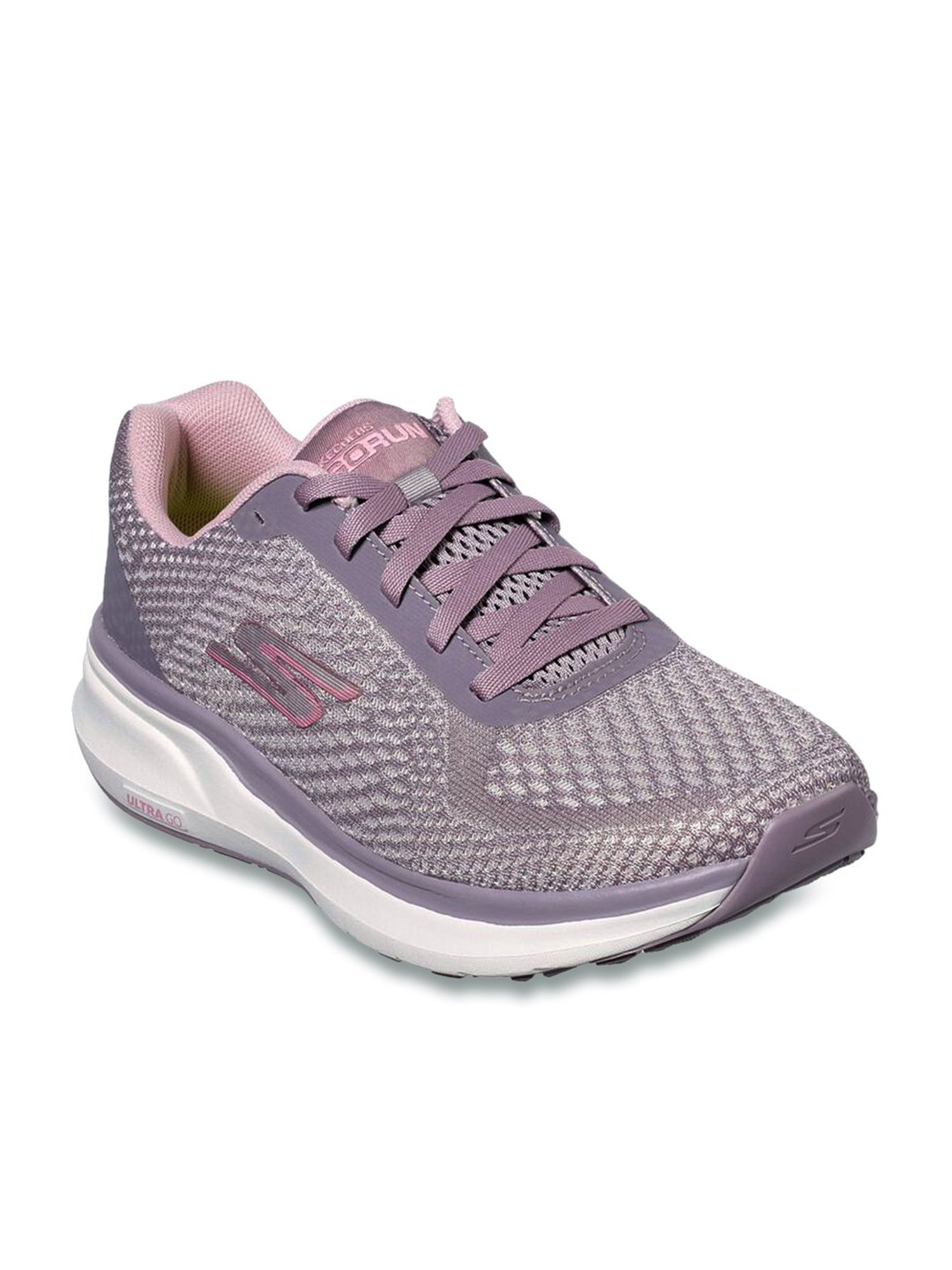 Skechers Women's PURE Mauve Sports Lace Up Shoe
