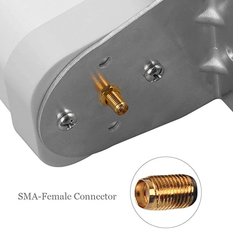 36dBi LTE Omnidirectional Antenna Outdoor for Mobile Signal Repeater External Use with SMAFemale