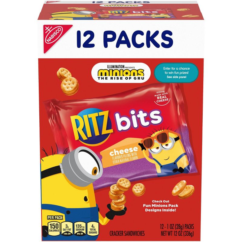 Ritz Bits Cheese Cracker Sandwiches - Snack Pack - 12ct/1oz