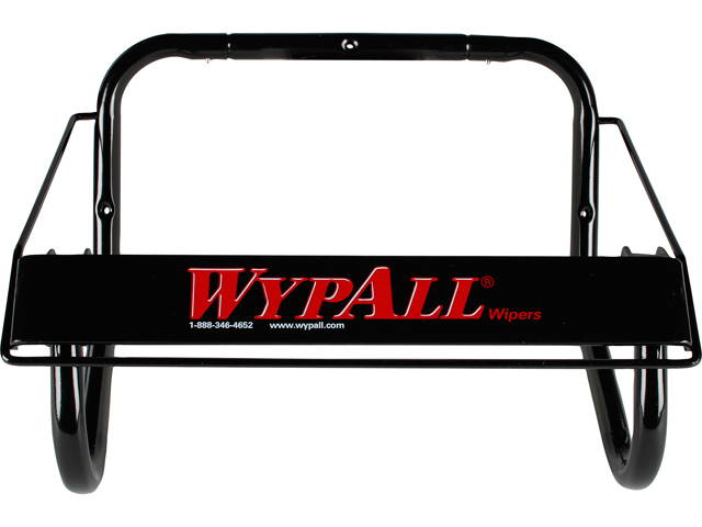 Wall Mounted Dispenser for WypAll and Kimtech Wipes (80579), Jumbo Roll, Black
