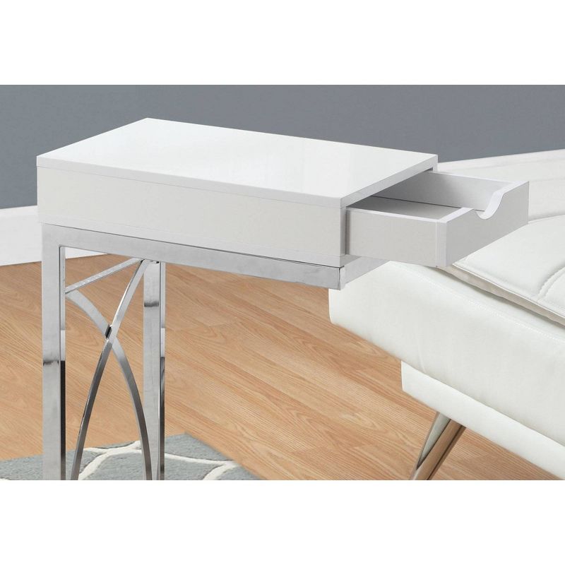 Accent Table with Drawer - White - EveryRoom