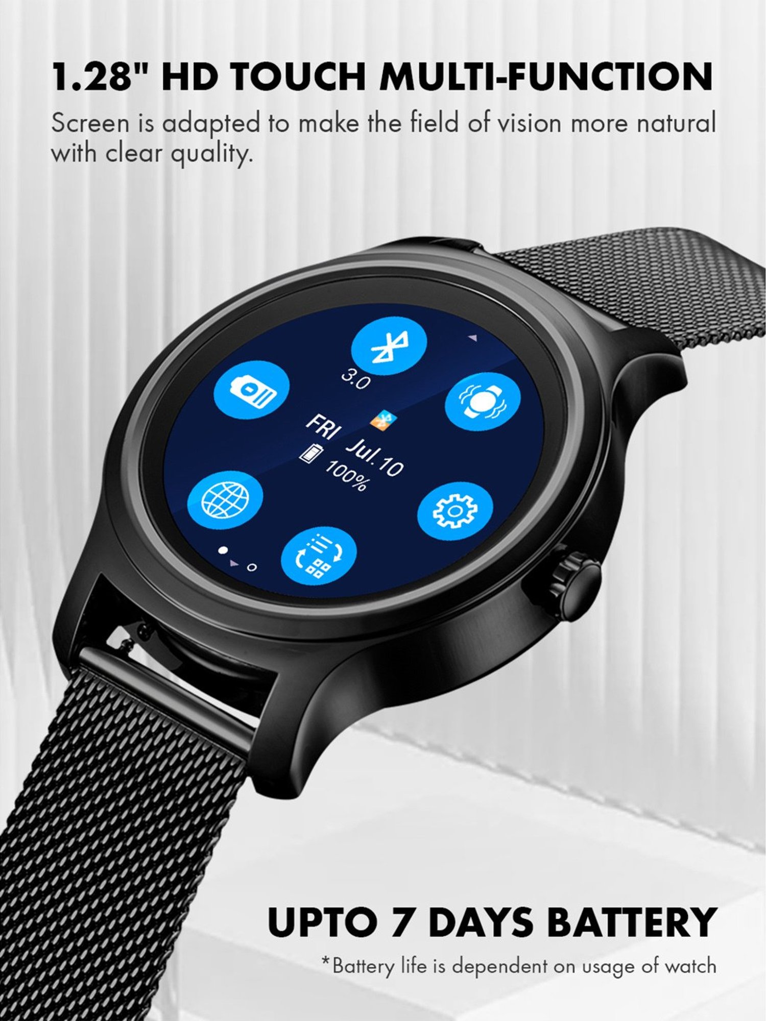 Giordano GT01-BK Unisex Smart Watch