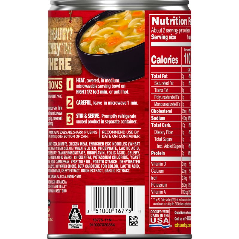 Campbell's Chunky Healthy Request Chicken Noodle Soup 18.6oz