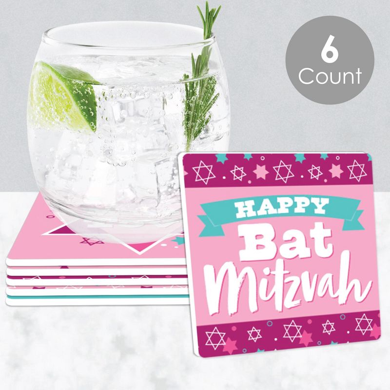 Car Coaster 2.5" Grandkids Car Coaster Absorbent Flowers  -  Coasters