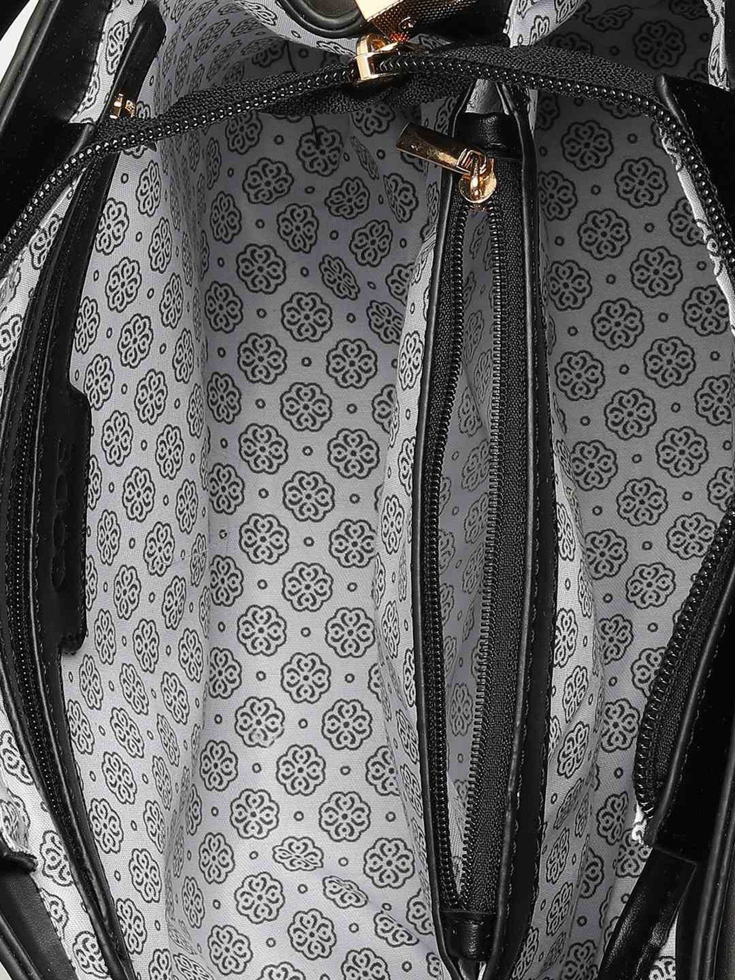 Code by Lifestyle Black Solid Handbag