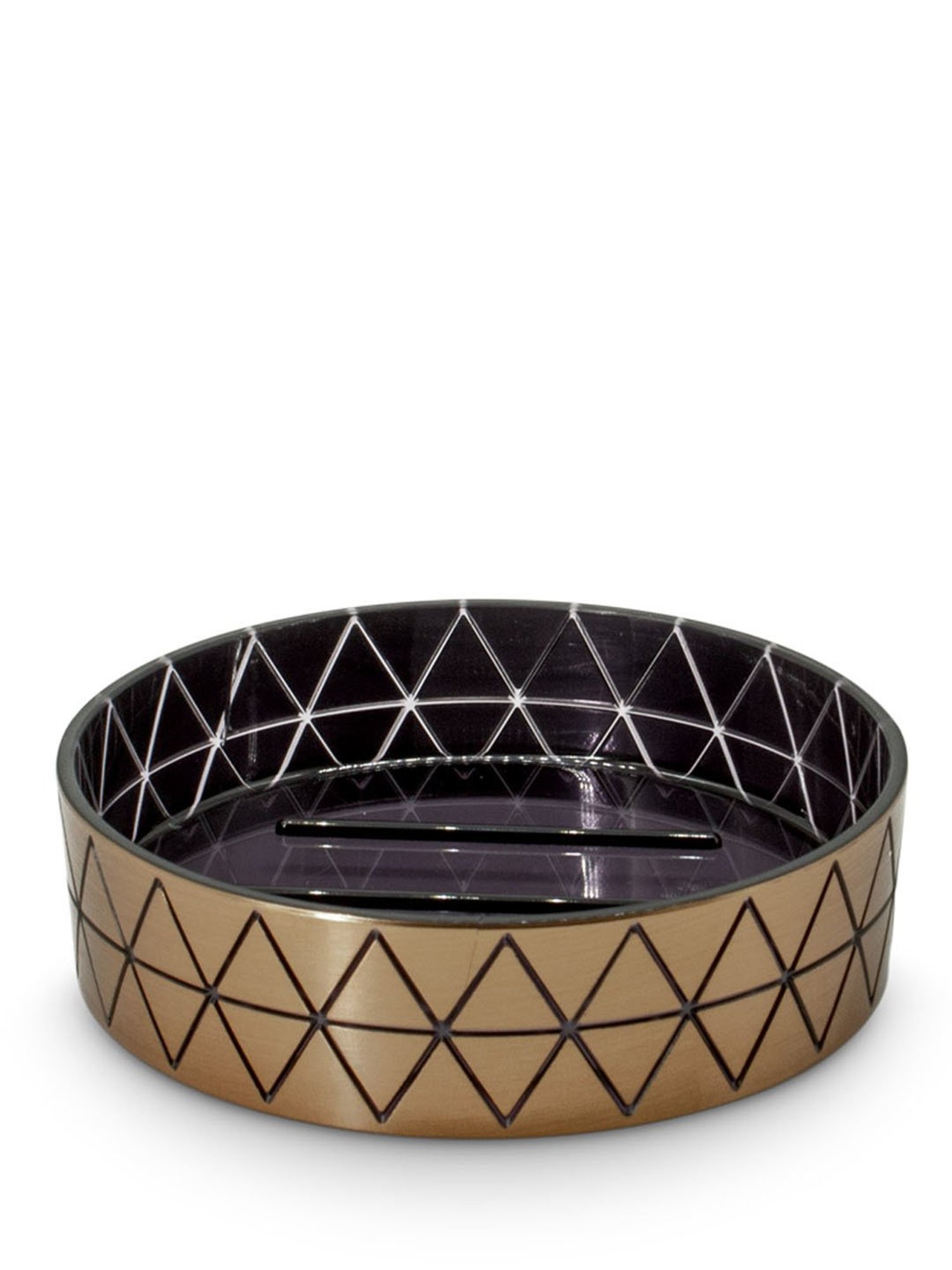 Freelance Copper Polyresin Set of 4 Bathroom Accessories