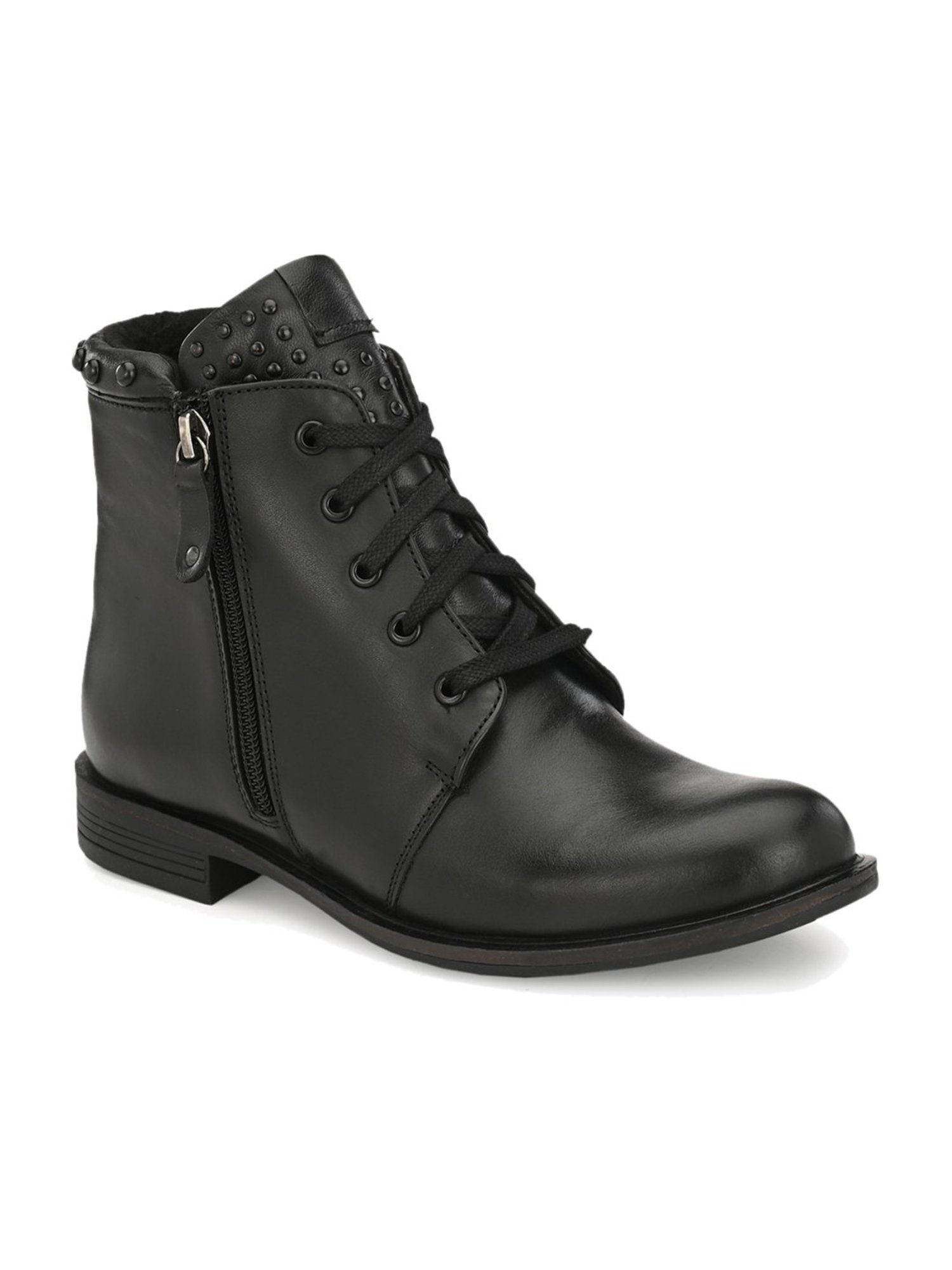 Delize Black Derby Boots