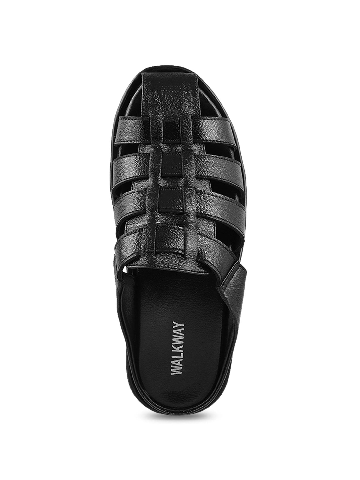 Walkway Men's Black Mule Shoes