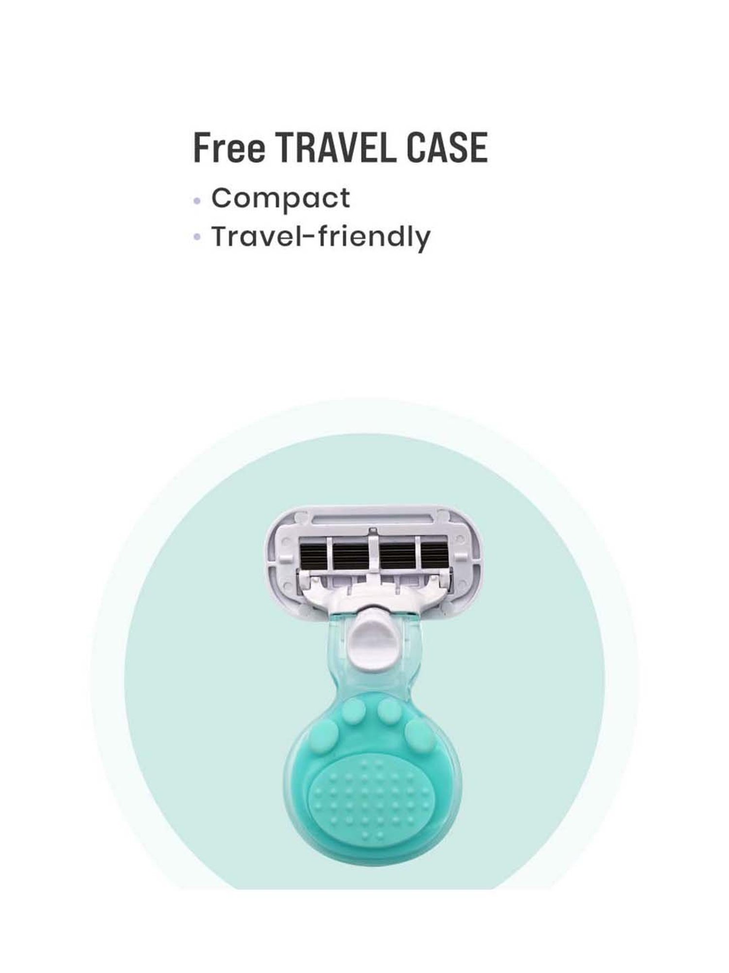 Sirona 5 Blades Body Razor with Replaceable Head - 1 Pc