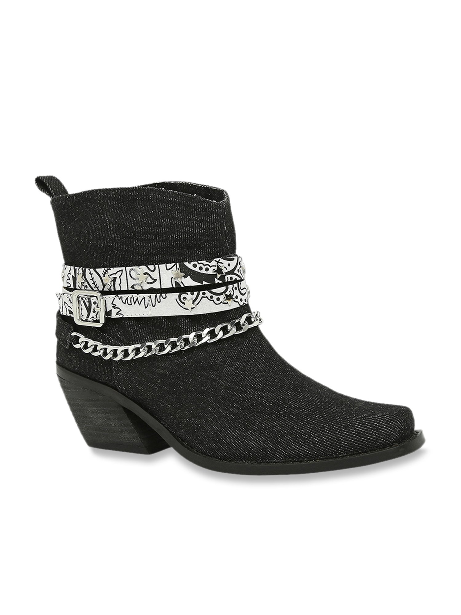 Tao Paris Women's Budapest Black Casual Booties