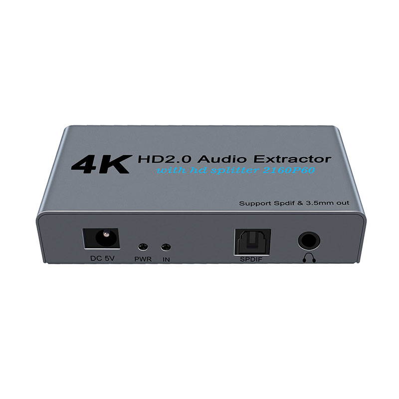 4K HD Audio Extractor With HD Splitter  HDMI2.0