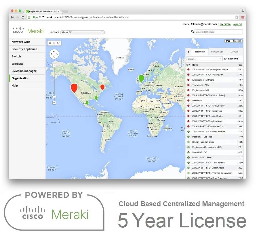 Cisco Meraki MS390-48 Port Advanced License for 5 Years - LIC-MS390-48A-5Y