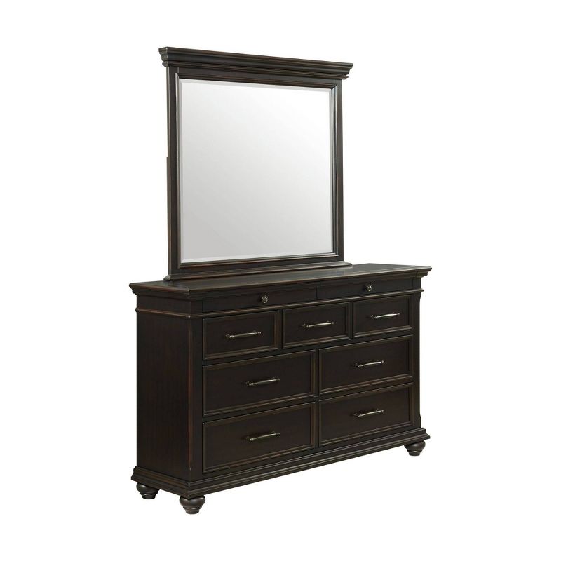 Brooks 9 Drawer Dresser with Mirror Black - Picket House Furnishings