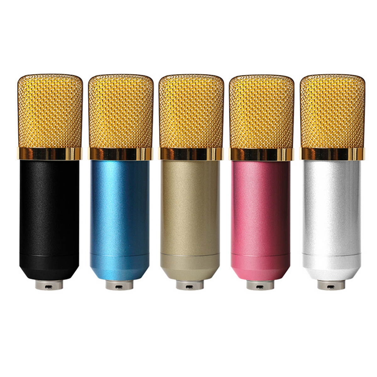 Capacitive Microphone Stand Set With Adjustable Mic Suspension Scissor Arm Mobile Phone Network Karaoke Condenser Recording Microphone