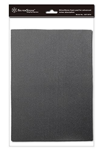 silverstone 21inch x 15inch 4mm thick 2piece sound dampening acoustic ep0m silent foam sf01 black