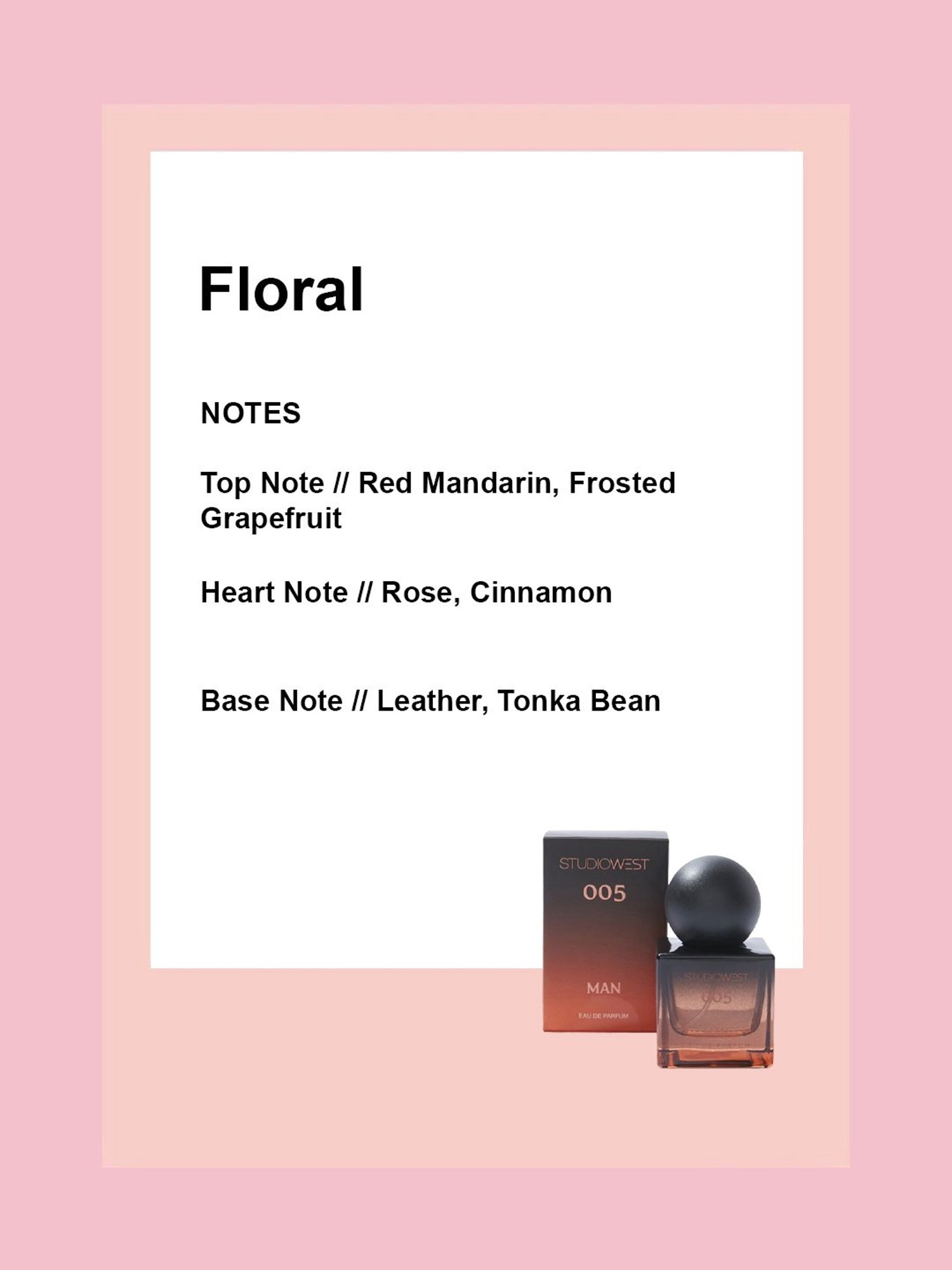 Studiowest by Westside 005 Eau de Parfum for Man - 25 ml