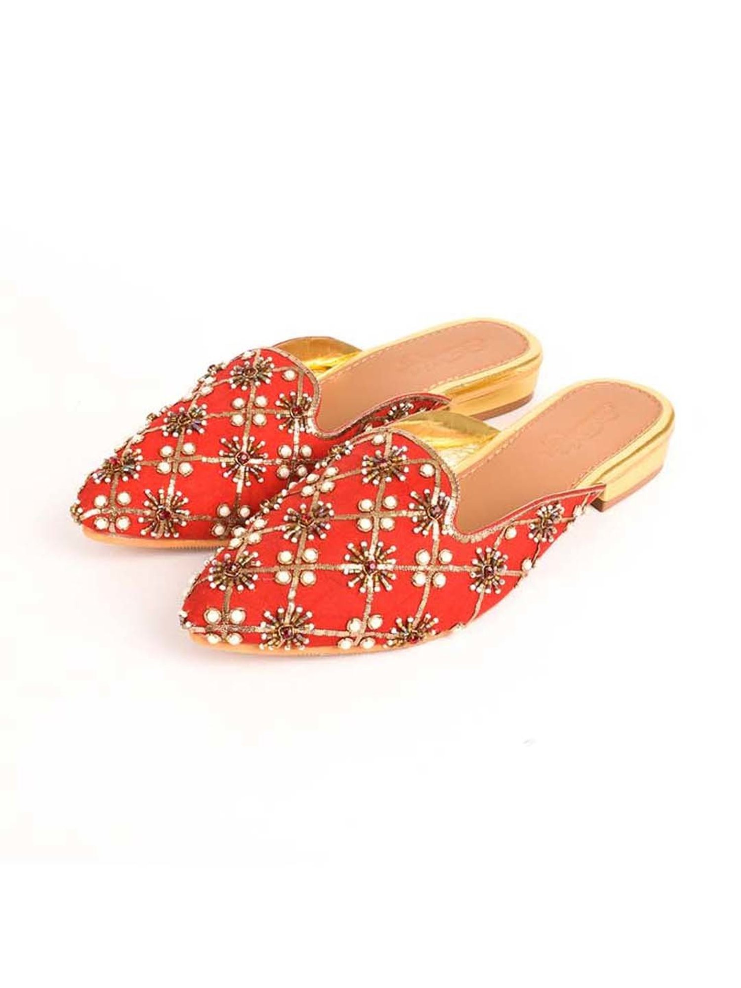 Sole House Women's Red Mule Shoes