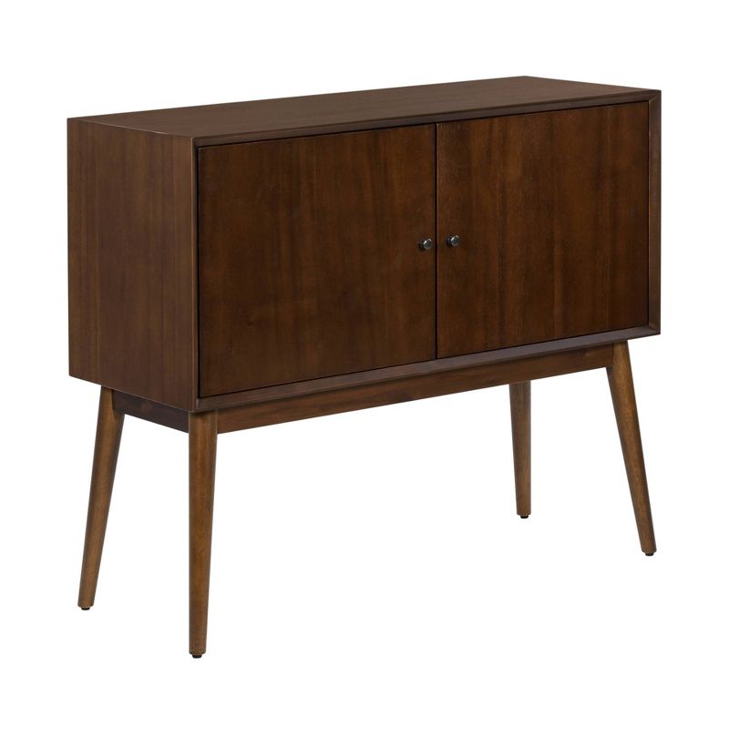 Calvin Mid-Century Modern Cabinet Walnut Brown - Adore Decor