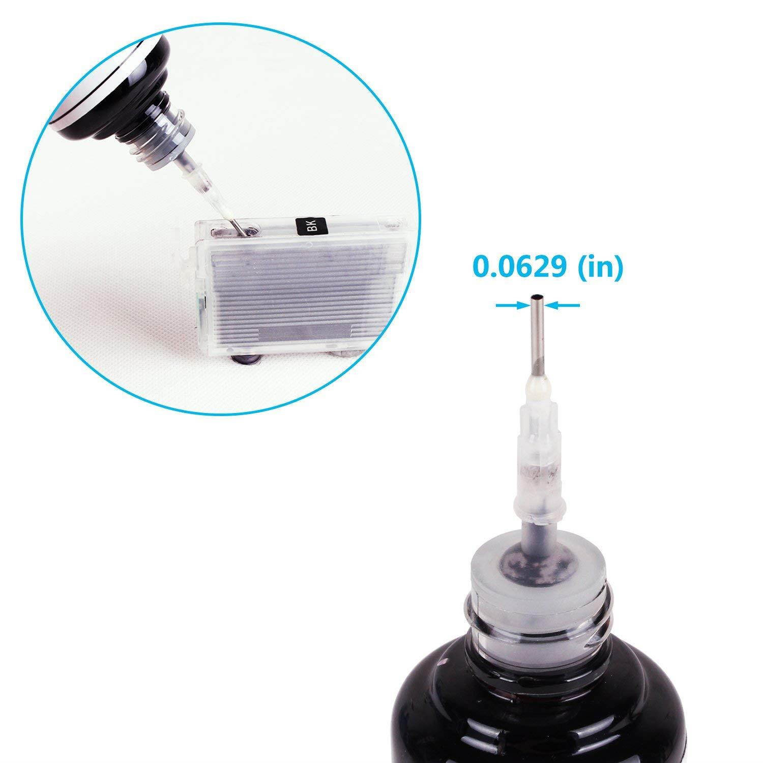 CoYlBod Refill Ink Kit for T079120 79 Dye Ink Artisan 1430 1500w 730 837 835 810 800 730 725 710 700 600 50 PHOTO1410 1400 RX680 RX595 RX580 R380 R280 R260, for Refillable Cartridges or CISS