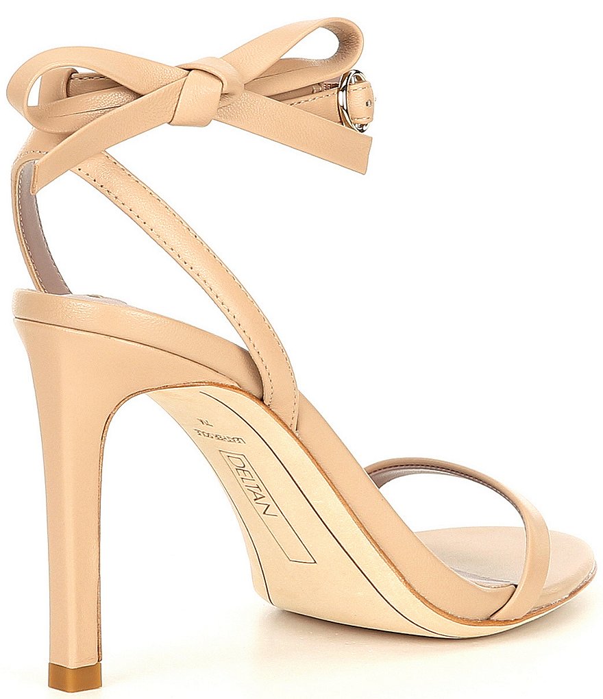 Deltan Miranda Ankle Bow Detail Dress Sandals