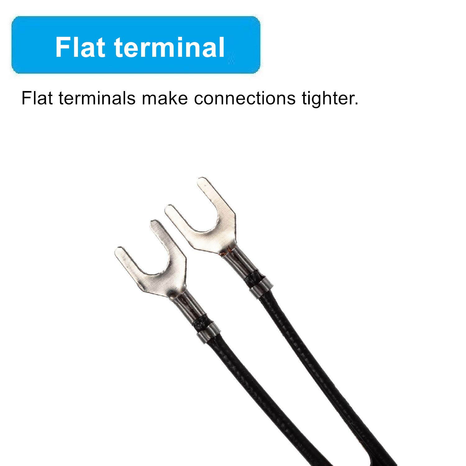 Balun Transformer, Ancable 5-Pack Indoor F Female 75 Ohm to 300 Ohm UHF/VHF Matching Transformer Adapter for Radio FM Receiver, TV, Coax Cable