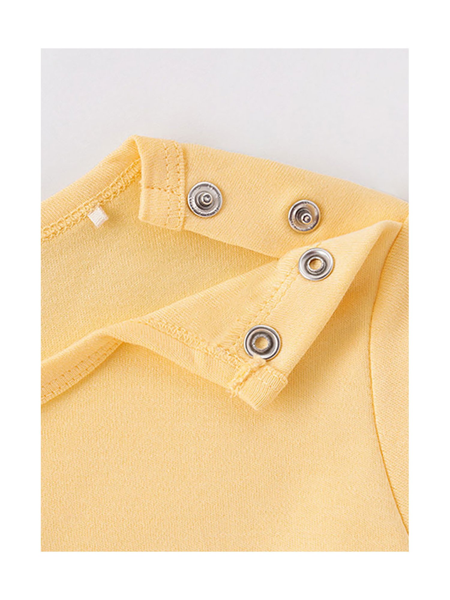 Ed-a-Mamma Baby Yellow Printed T-Shirt