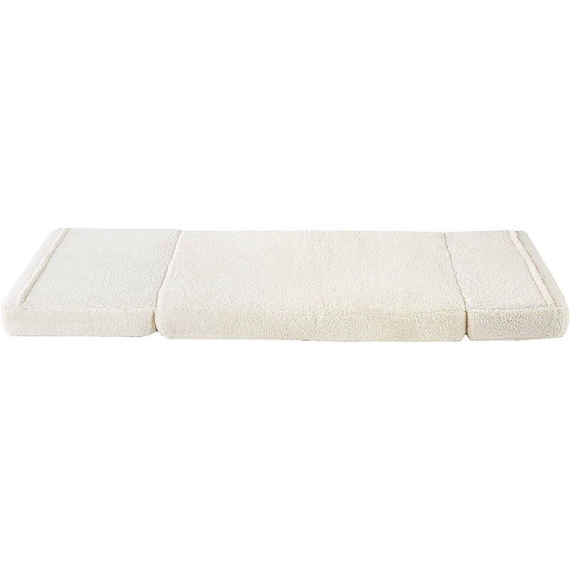 Sherpa Convertible Flip Lounge Chair Ivory - Urban Shop