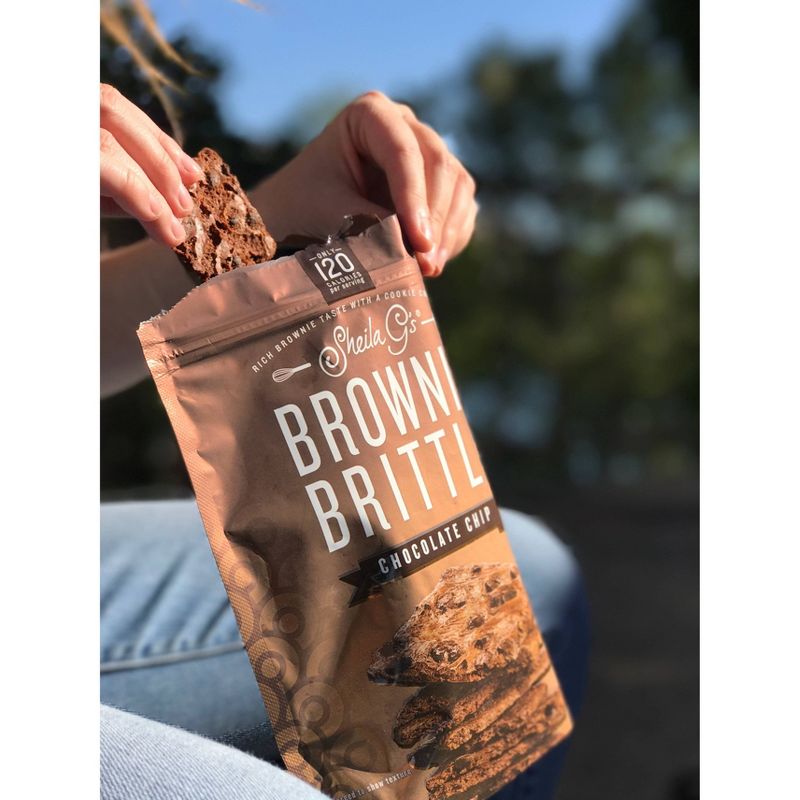 Sheila G's Brownie Brittle, Chocolate Chip, Thin & Crunchy Cookies - 5oz