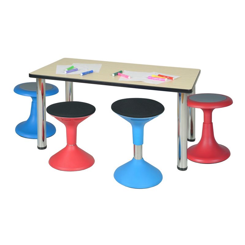 13" Glow Wobble Stool Blue - Regency