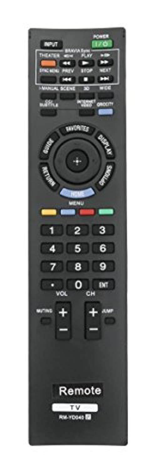 new rm-yd040 replaced remote fit for sony kdl-46hx800 kdl-40hx800 kdl-55hx800 kdl32ex500 kdl55hx729 kdl40ex723 kdl55ex720 kdl40